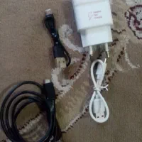 سری شارژر سامسونگ اصلی همراه با یک کابل بلند