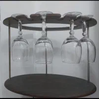جا بار چوبی ۶   لیوانه