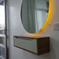 آیینه چراغدار دیواری