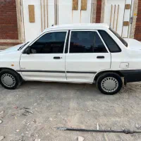 پراید سفید مدل ۸۷ بدون رنگ ۱۲۰تا کار واقعی