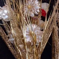 دسته گل کریستالی اکلیلی|گل مصنوعی|اهواز, بهارستان|دیوار