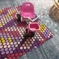سه چرخه دخترونه صورتی کاملا سالم