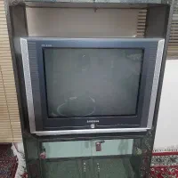 تلویزیون سامسونگ سالم صفحه تخت باکنترل