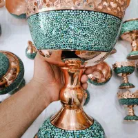 آجیل خوری مس فیروزه کوب|صنایع دستی و سایر لوازم تزئینی|اصفهان, محله سفلی|دیوار