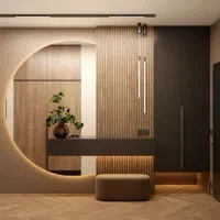 آینه نیم گرد باکس کشو ترمووال|آینه|مشهد, حجت|دیوار