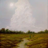 تابلو نقاشی منظره کار دست|تابلو، نقاشی، عکس|بوشهر, |دیوار