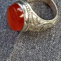 انگشتر نقره با نگین یمنی اصل