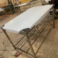 میز کاراستیل هود کابینت دیواری استیل میز کار قصابی