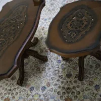 جلو مبلی و عسلی سلطنتی چوبی|مبلمان خانگی و میز عسلی|تهران, سیمای ایران|دیوار