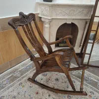 صندلی راک با چوب توسکا (نو)|صندلی و نیمکت|قرچک, پارک جنگلی|دیوار