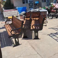 نیمکت ترکیبی فلز و پلایوود مدل جدید