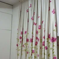 پرده ساتن  بدون نیاز به پشت پرده ای