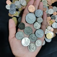 200 عدد سکه کلکسیونی خارجی|کلکسیون سکه، تمبر، اسکناس|کرمان, |دیوار