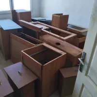 کابینت سینک و هود و سه عدد دکور شیشه ای|جاکفشی، کمد، دراور|گلبهار, شهر جدید گلبهار|دیوار