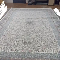 فرش  نو ماشینی  در جه یک 1500 شانه رنگ کرم کمیاب|فرش|مینودشت, |دیوار