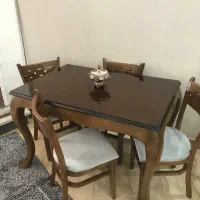 میز ناهار خوری ۴ نفره چوب راش