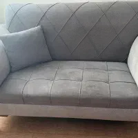 مبل ۴ نفره و تخت فلزی دونفری