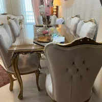 مبل استیل به همراه میز غذا خوری|مبلمان خانگی و میز عسلی|اهواز, پادادشهر|دیوار