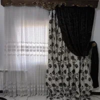 پرده بزرگ چهار تیکه با کتیبه|پرده، رانر، رومیزی|رشت, کوی مهر|دیوار