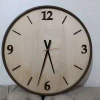 ساعت دیواری / چوب گردو