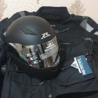 کلاه کاسکت فک متحرک و لباس راپیدو