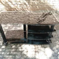میز تلویزیون شیشه ای