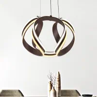 لوستر سقفی LED هوشمند آلومینیومی یکتا