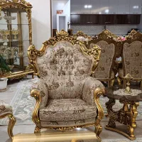 مبل و غذاخوری وبوفه ست کامل کاملا سالم و زیبا|مبلمان خانگی و میز عسلی|اردبیل, |دیوار