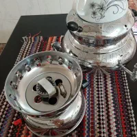 سماور گازی ۶ لیتری بدون کوره|سماور، چای‌ساز، قهوه‌ساز|قم, چهل درخت‎|دیوار