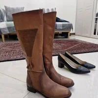 بوت چرم سایز ۳۷ فقط یکی دوبار استفاده شده|کیف، کفش، کمربند|تهران, پاسداران|دیوار