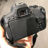 دوربین ۷۵۰ کنون با لنز ۵۵-۱۸ و لنز ۵۰فیکس|دوربین عکاسی و فیلمبرداری|شهریار, شهریار|دیوار