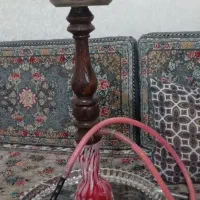 قلیان تنه چوبی