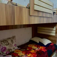 تخت دو طبقه ۲عدد کشو بعلاوه نردبان