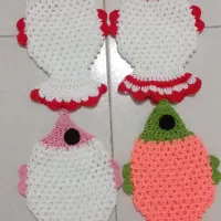 لیف عروسکی و ماهی|لوازم حمام|سقز, |دیوار