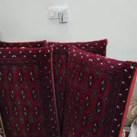 دو جفت پشتی زرشکی دستباف|پشتی|مشهد, پنجتن|دیوار