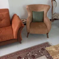 مبل راحتی با جلو مبلی و عسلی در حدنو|مبلمان خانگی و میز عسلی|شاهرود, |دیوار