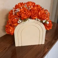 گل رز روبانی|گل مصنوعی|گلبهار, شهر جدید گلبهار|دیوار