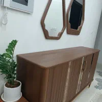 مبل نه نفره همراه با میز tv و اینه کنسول|مبلمان خانگی و میز عسلی|پاوه, |دیوار