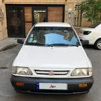 پراید ۸۳ سفید انژکتوری کم‌کار واقعی