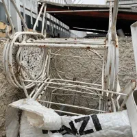 ست مبلمان فلزی باغی