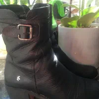 نیم بوت چرم اصل لیدی رز|کیف، کفش، کمربند|ساری, |دیوار