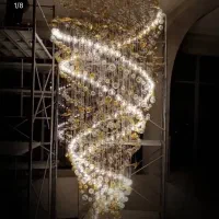 لوستر ویلایی مدرن لابی ووید ریزشی هتلی پاساژی|لوستر و چراغ آویز|تهران, قلهک|دیوار