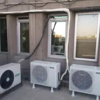 نصاب کولر گازی دوتیکه نصب کولر  پنجره ای گازگیری