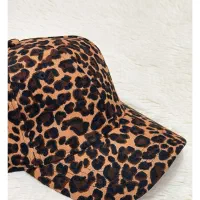 کلاه پلنگی دخترانه نو