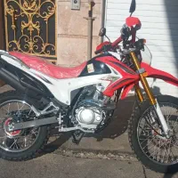 موتور تریل پرواز رنگ قرمز مشگی تاحد صفر