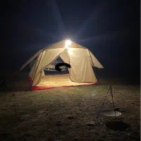 چادر ۱۲نفره اسکلت فلزی همراه با بخاری هیزمی تاشو|کوهنوردی و کمپینگ|مشهد, الهیه|دیوار