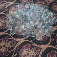 گوی کریستالی لوستر دانه ای/برنز/لوستر/شمعدون|لوستر و چراغ آویز|فردیس, قریشی|دیوار
