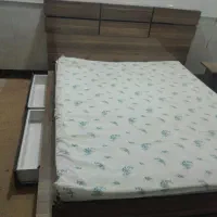 تخت خواب دونفره ،ام دی اف،درحدنو|تخت و سرویس خواب|چغادک, |دیوار