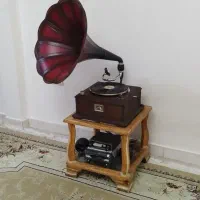 گرامافون هندلی  گرام کوکی اصل قدیمی