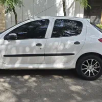 پژو 206 تیپ ۲ tu3 مدل ۹۷ سفید بدون رنگ